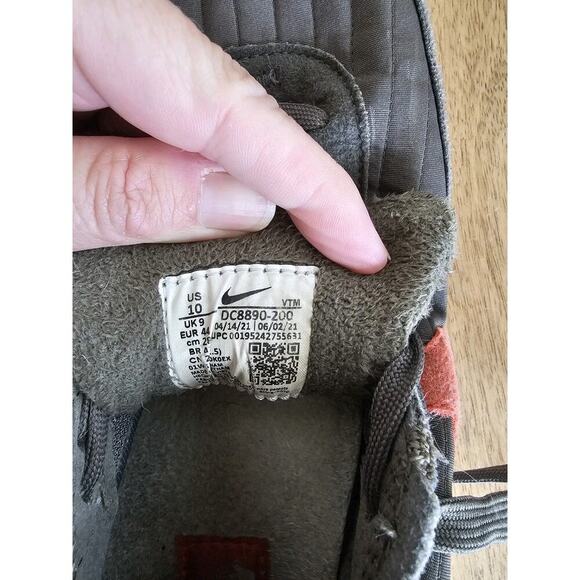 Nike Waffle One Toasty Men's Size 10 US DC8890-200 Green White Athletic Shoes - Picture 9 of 14